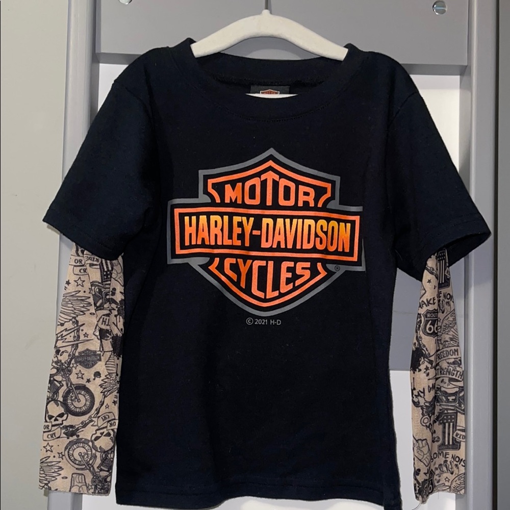 Harley-Davidson Kids Black Long Sleeve Shirt